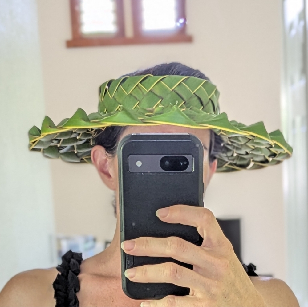 Natural Woven Hat - Picture 2 of 11